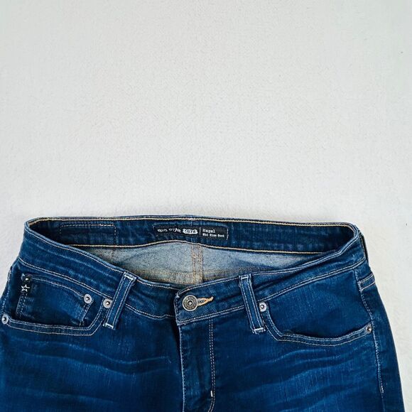 BIG STAR Mid Rise Boot Jeans Size 31 Hazel Regular Indigo Slimming - Picture 6 of 16